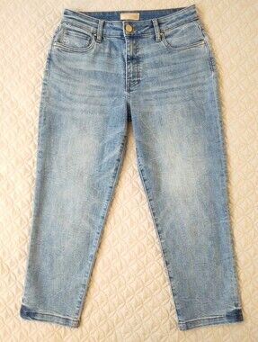 Kut from the Kloth Size 4P Sienna Baggy Boyfriend Crop Style #KP1958PA4